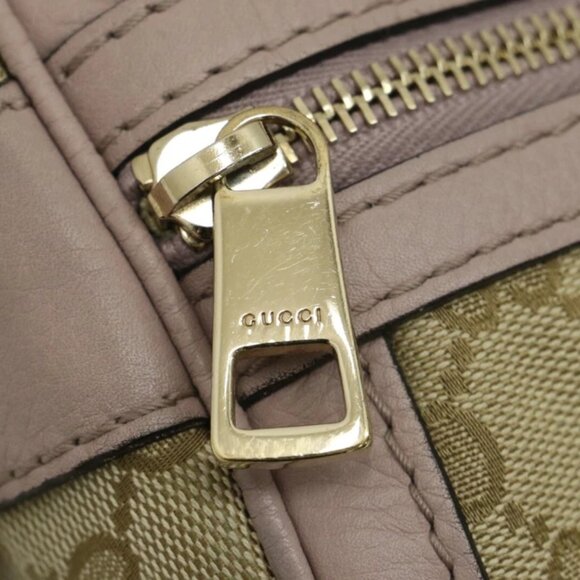 Gucci Web Boston Bag GG Canvas Medium 247205 525040 - Picture 14 of 16